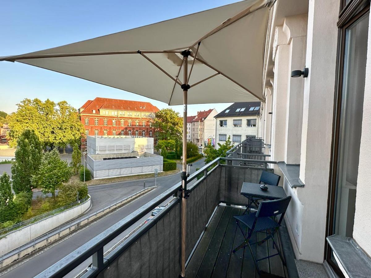 Meos 1 -Zentrum-Balkon-Parkplatz-Gym-Uniklinik Leipzig Exterior photo