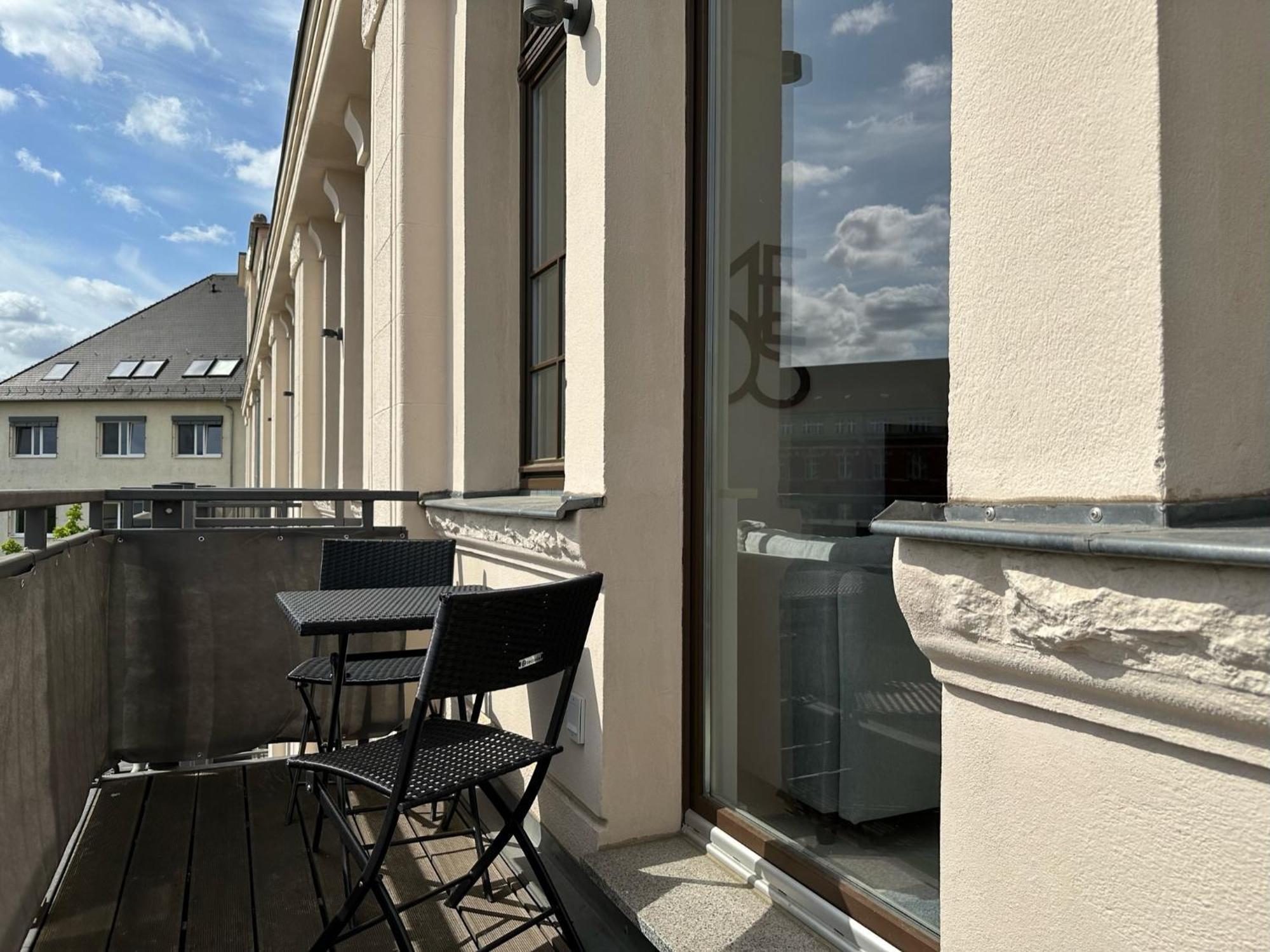 Meos 1 -Zentrum-Balkon-Parkplatz-Gym-Uniklinik Leipzig Exterior photo